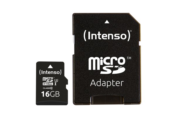 INTENSO Carte MicroSDHC UHS-I Professional Class 10 - 16 Go