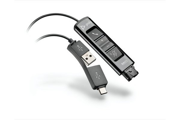 POLY DA85 Adapt+Control USB-A/C - QD pour casque  EncorePro