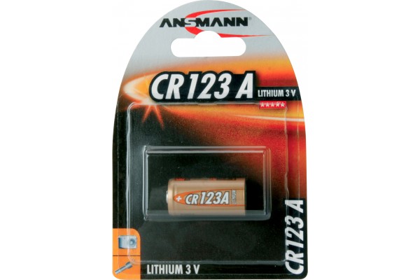 ANSMANN Piles lithium 5020012 CR123A blister de 1