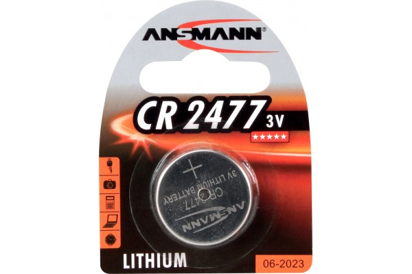 ANSMANN Piles lithium 1516-0010 CR2477 blister de 1