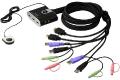 Aten CS692 KVM in Cable 2 ports HDMI/USB+Audio