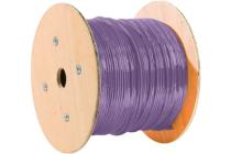 DEXLAN câble monobrin U/UTP CAT6 violet LS0H RPC Dca - 500 m