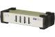 Aten CS84U Switch KVM 4 ports combo VGA/USB+PS2 + Cables