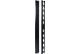 EKIVALAN Paire de passe-câbles verticaux (G/D) 32U métal avec porte, noir